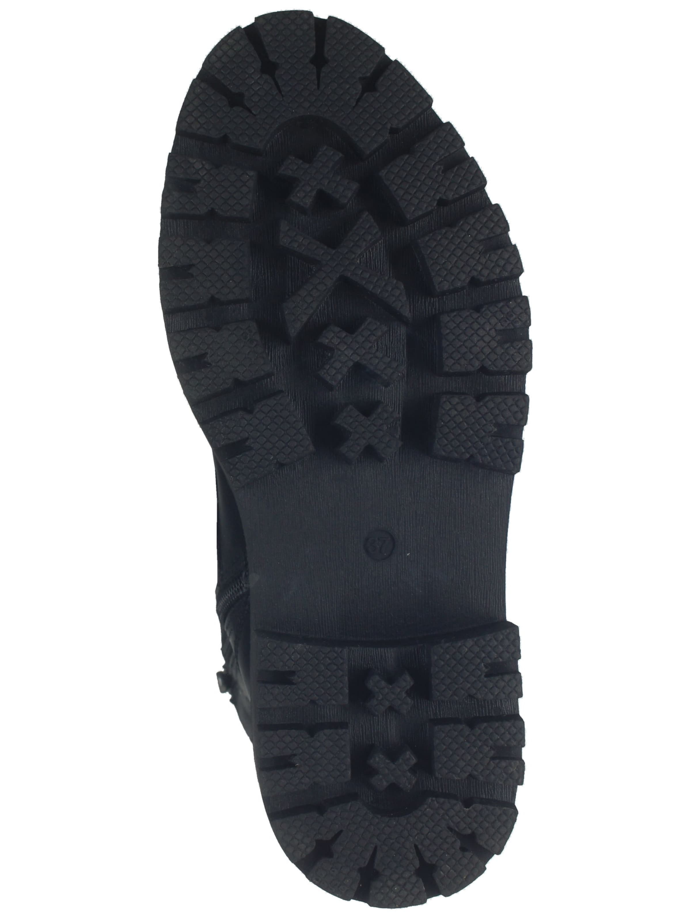 MARCO TOZZI Schnürstiefelette in Schwarz