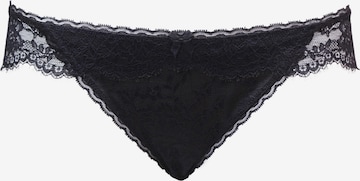 SugarShape Thong in Black: front
