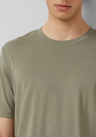 T-Shirt s.Oliver en vert