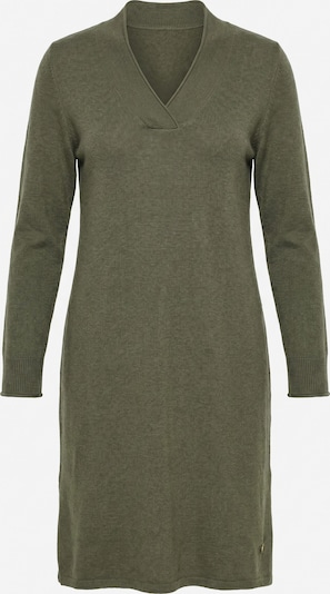 Ulla Popken Kleid in M-L in khaki, Produktansicht
