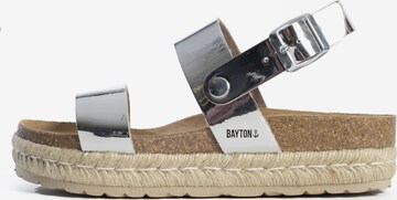 Bayton - Sandalias en plata: frente