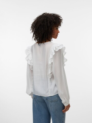 VERO MODA Bluse 'VMBliss' i hvid