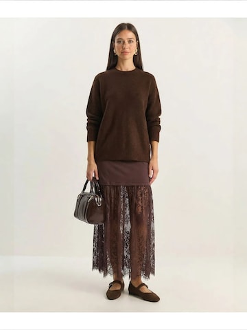 Jupe Bianco Lucci en marron