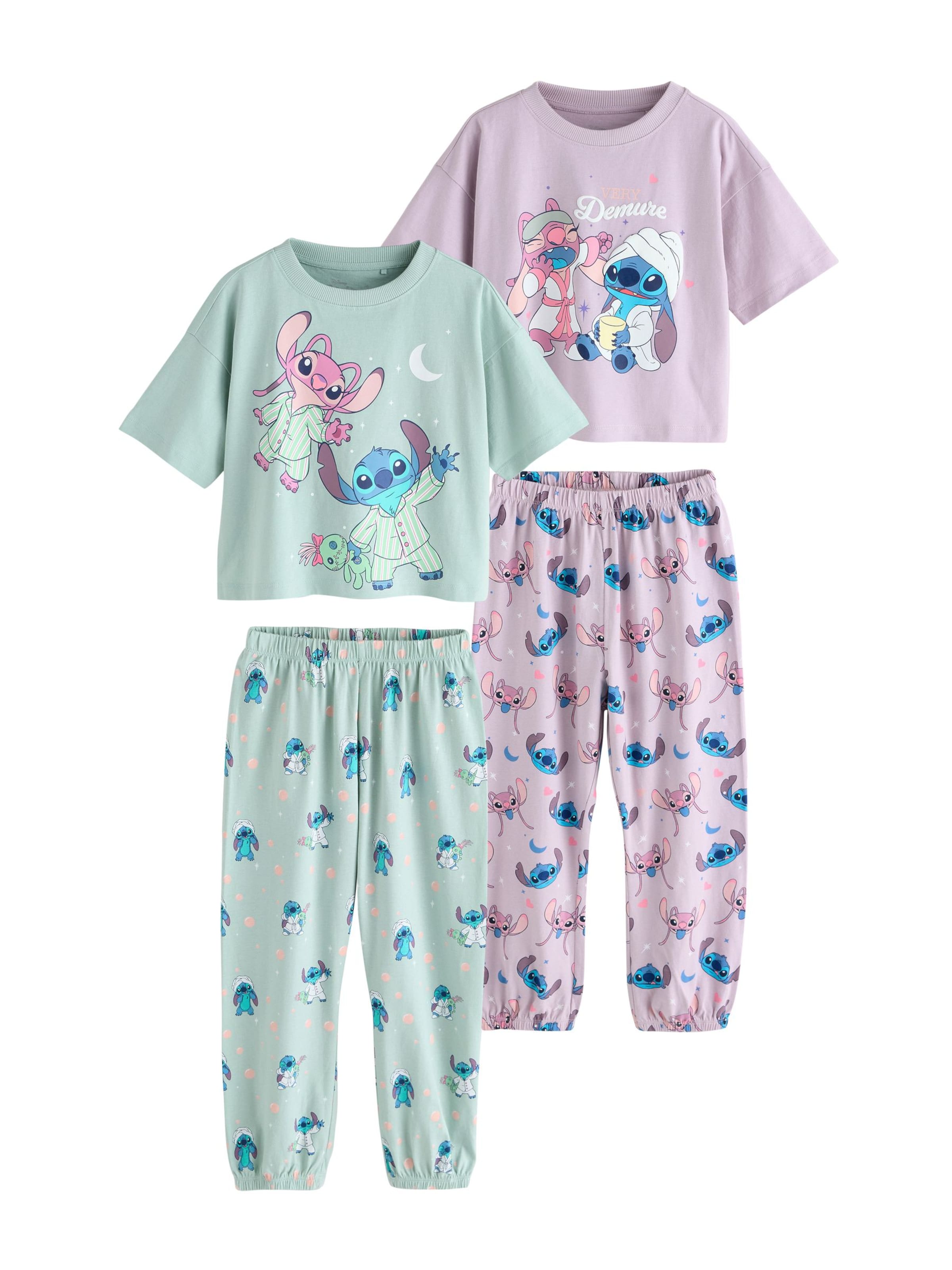 Next Nattøj 'Lilo & Stitch' i grøn: forside