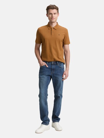TOM TAILOR Poloshirt in Braun