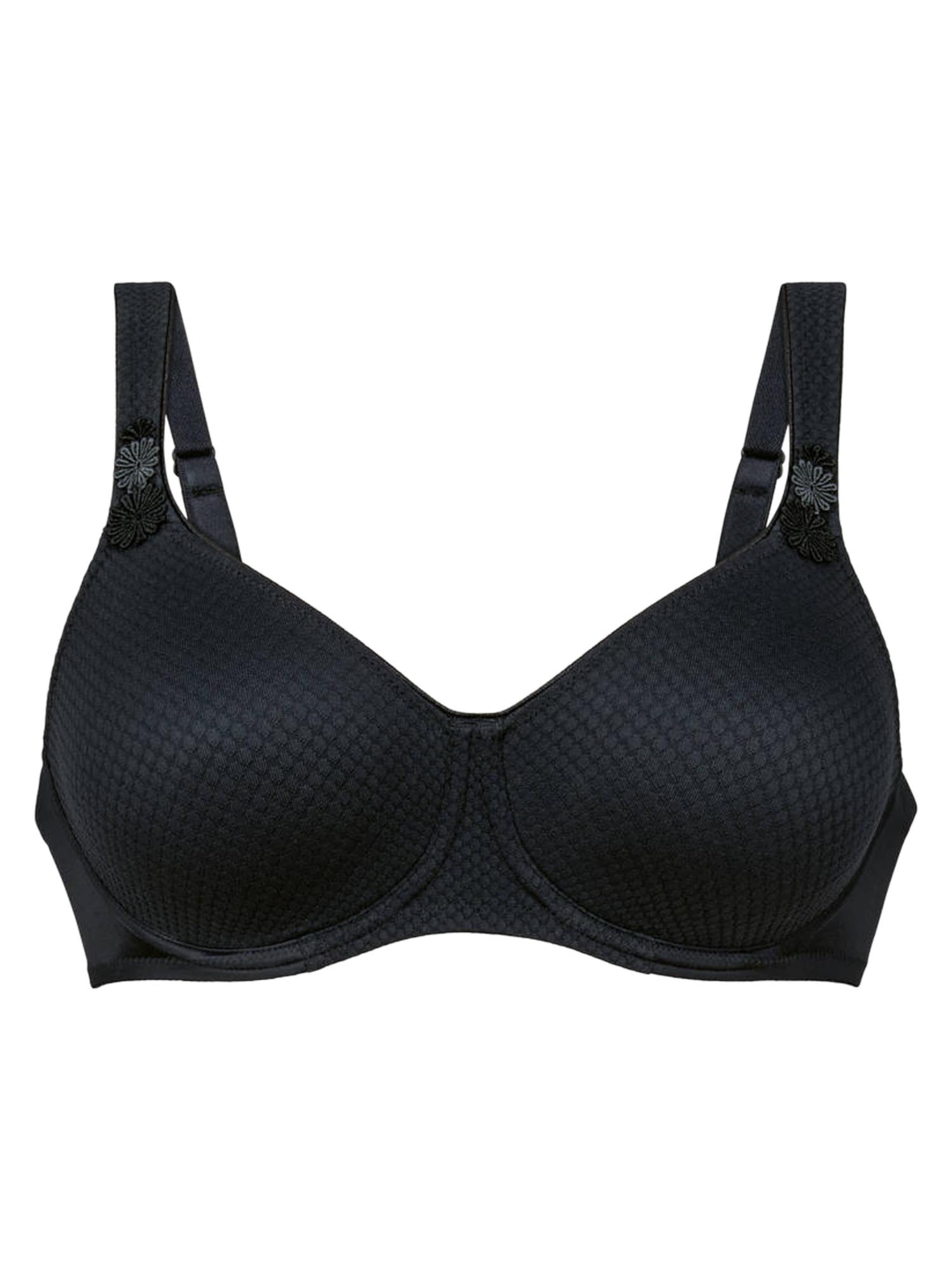 ANITA T-Shirt BH 'Leni'‌‌‌‌‌‌ in Schwarz: Vorderseite