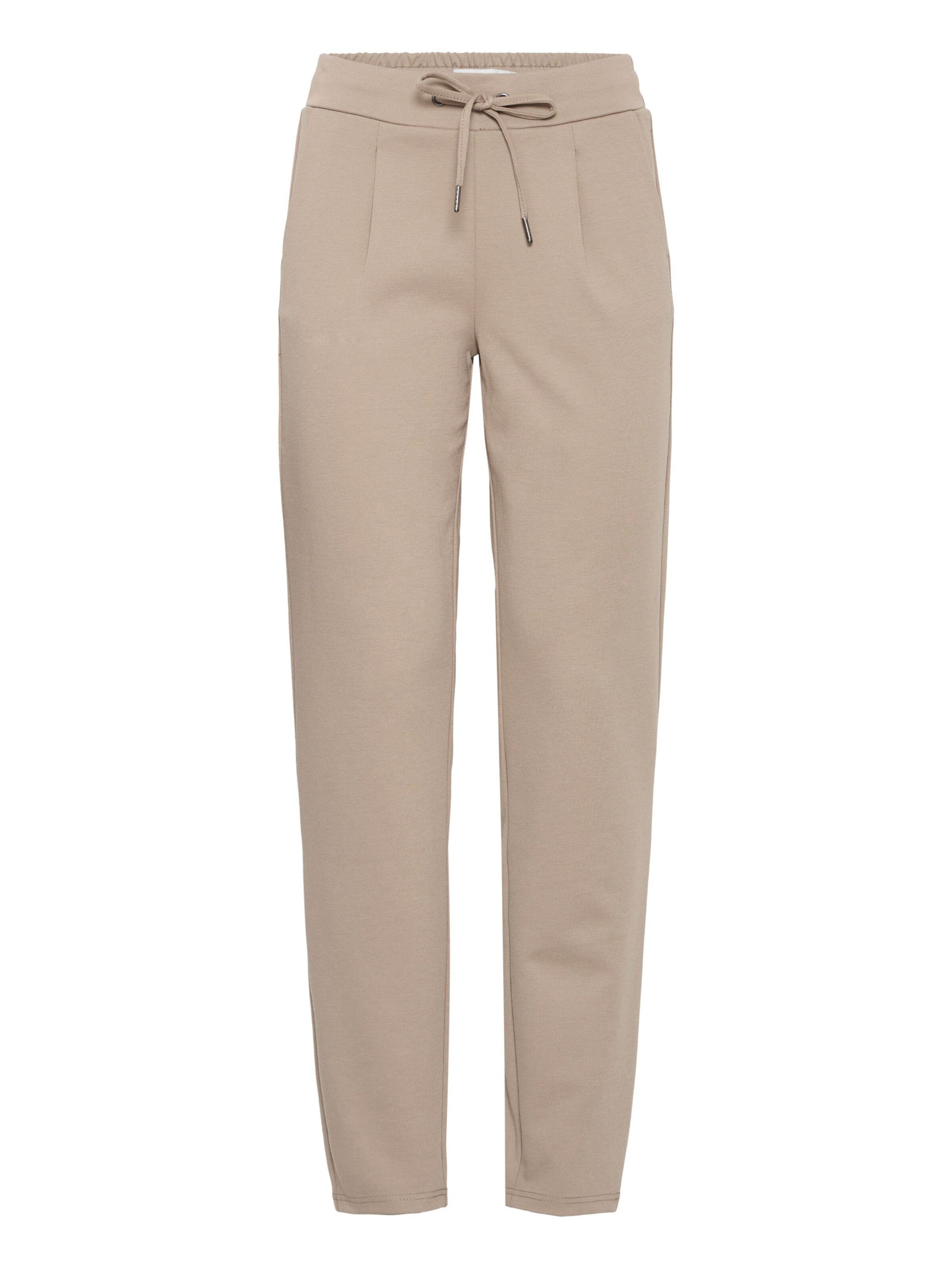 Pantaloni con pieghe 'BYRizetta' di b.young in beige: frontale