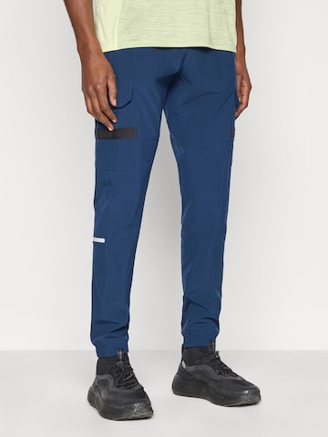 UNDER ARMOUR - Tapered Pantalón deportivo 'Tech Utility' en azul: frente