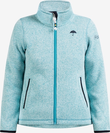 Schmuddelwedda Fleece Jacket in Blue: front