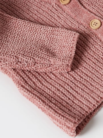 MANGO KIDS Knit Cardigan 'Souffleb' in Pink
