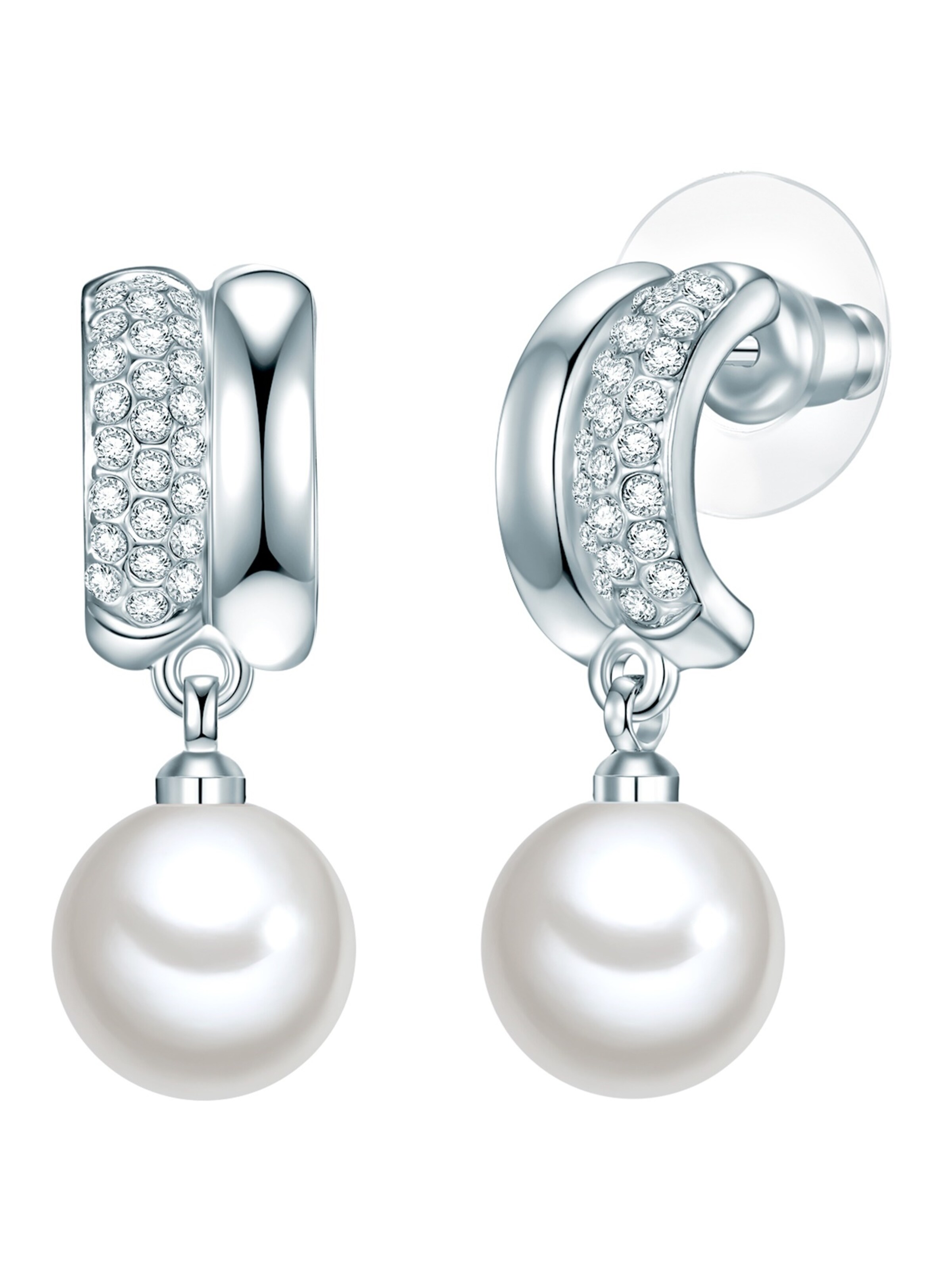 Orecchini di Lulu & Jane in argento: frontale