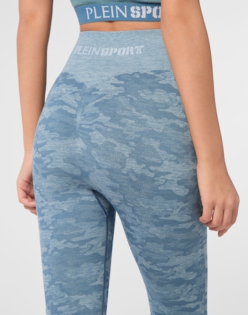 Skinny Pantaloni sportivi di Plein Sport in verde