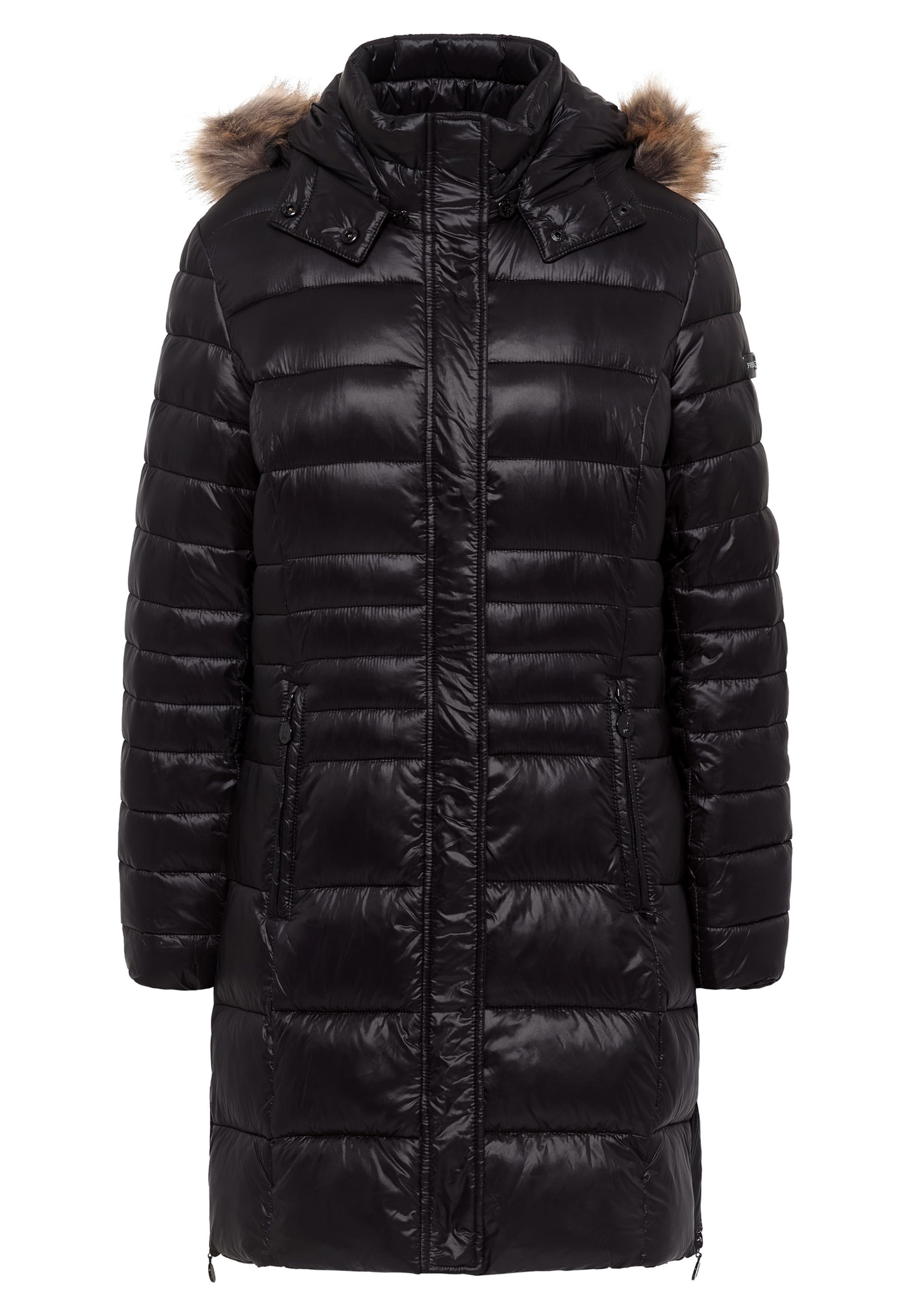 Frieda & Freddies NY Winter Coat 'Dalia 2' in Black: front