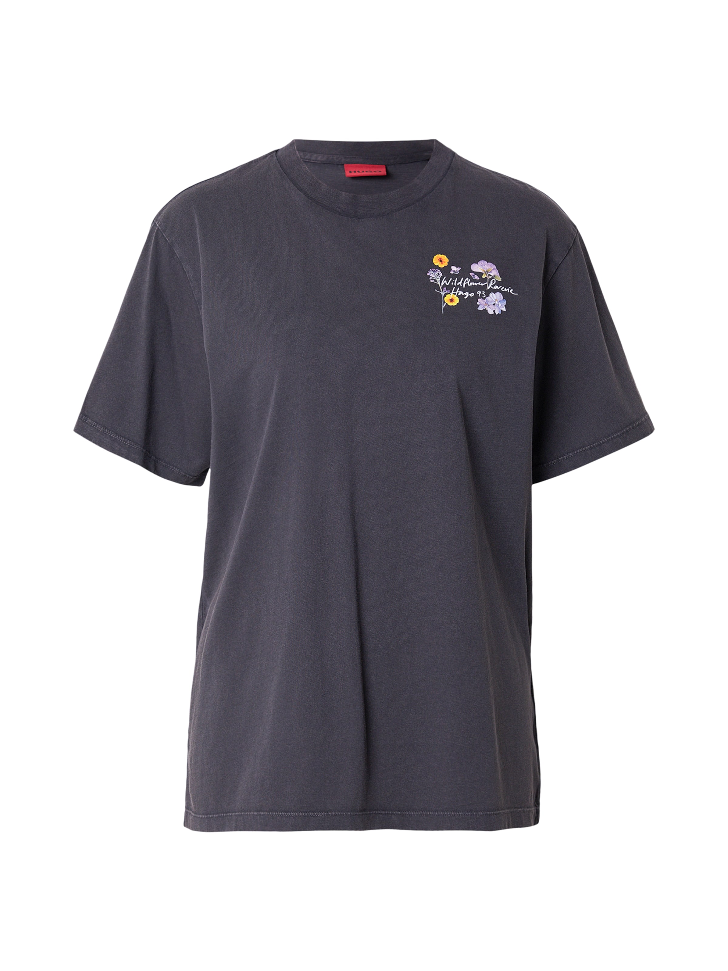 HUGO Футболка 'Vintage' в Черный: спереди