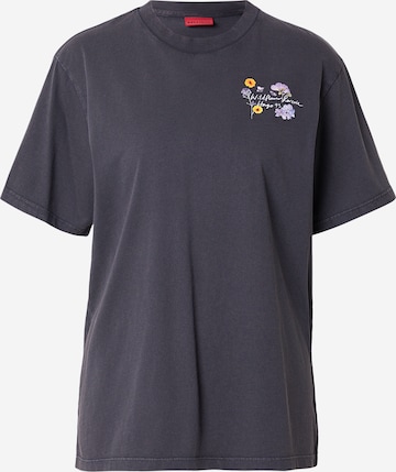 juoda HUGO Marškinėliai 'Vintage': priekis