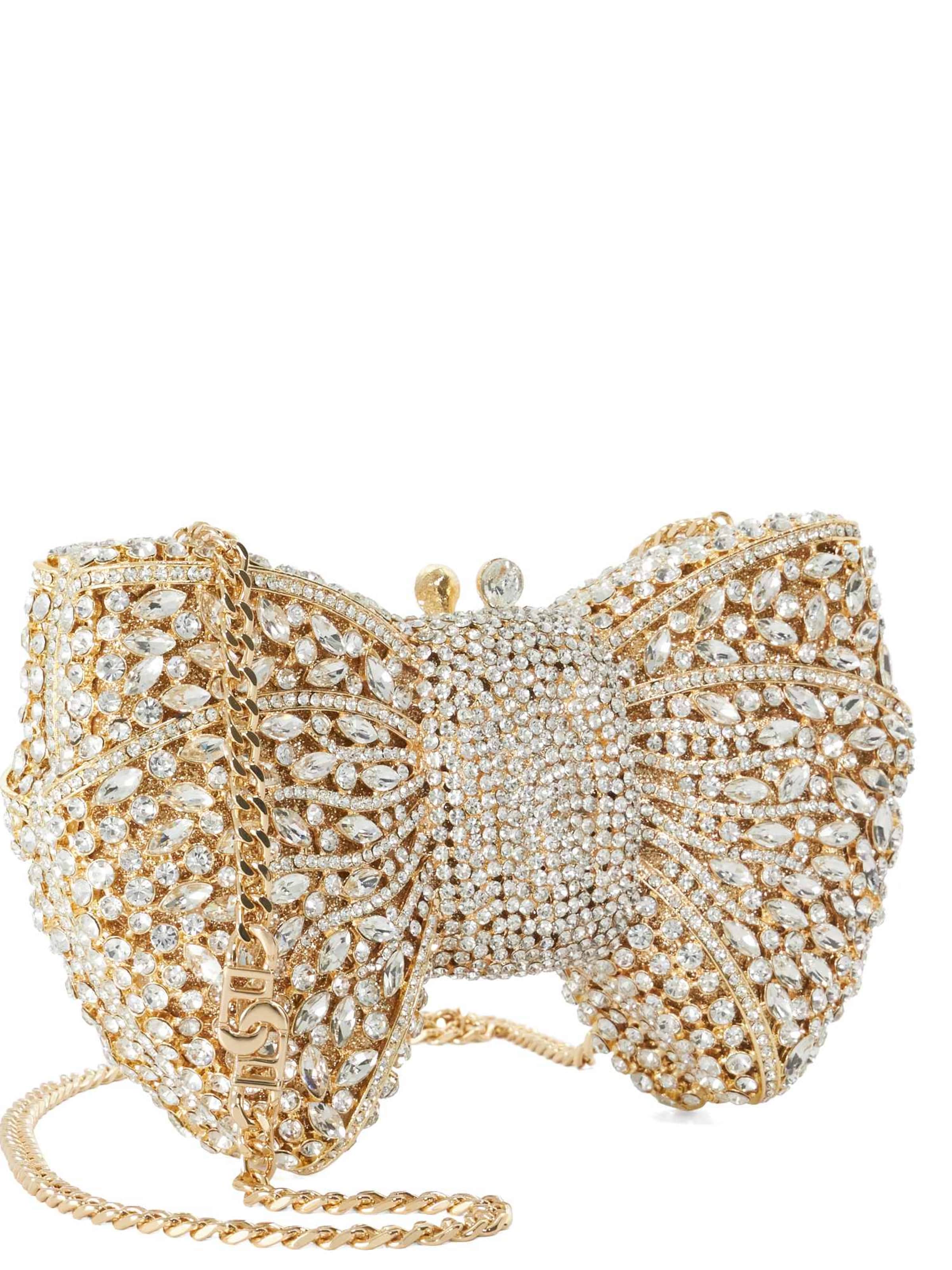 Dune LONDON Clutch 'Enchant' in Goud