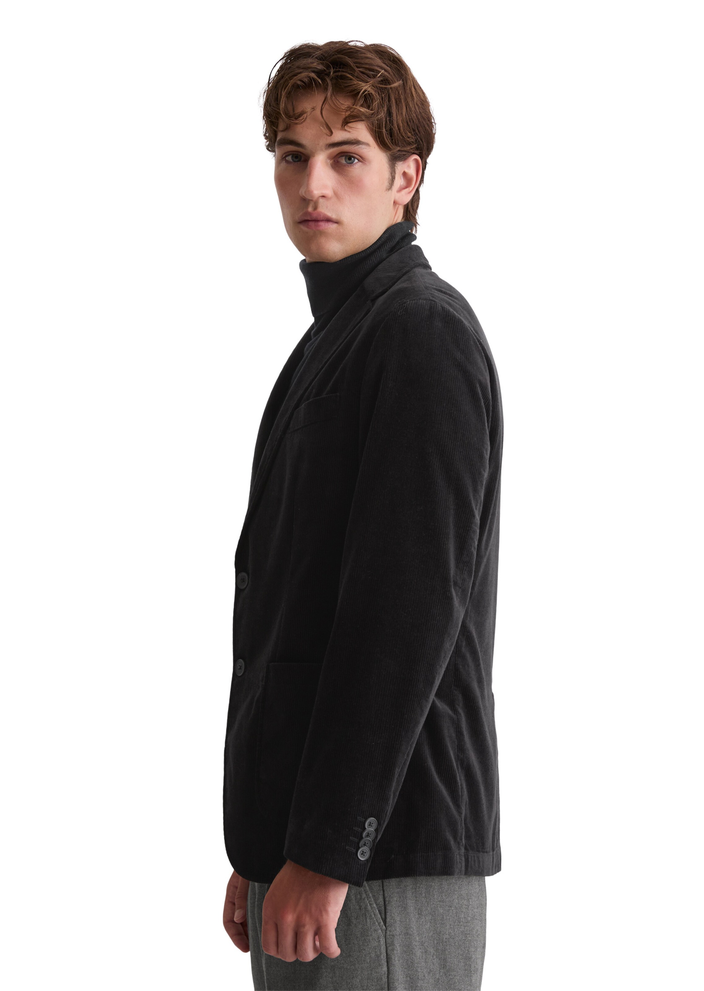 Marc O'Polo Comfort Fit Sakko in Schwarz