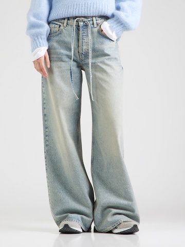 ARMEDANGELSWide Leg/ Široke nogavice Traperice 'ASTRAEAAS' - plava boja: prednji dio