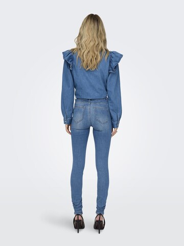 ONLY Slimfit Jeans in Blauw