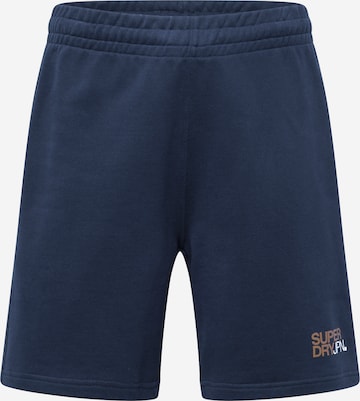 Superdry Loosefit Shorts in Blau: predná strana