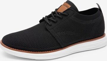 Bruno Marc Slip-Ons in Black: front