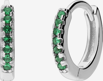 Lucardi Ohrringe in Silber: Vorderseite