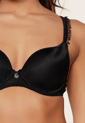 LingaDore T-Shirt BH 'Daily' in Schwarz