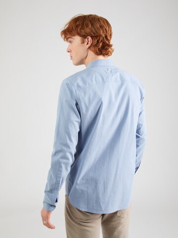 HOLLISTER Regular fit Button Up Shirt 'EMEA' in Blue