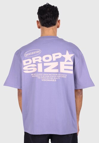 Dropsize T-Shirt in Lila: Vorderseite