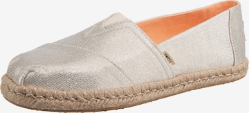 TOMS Espadrilles in Gold: front