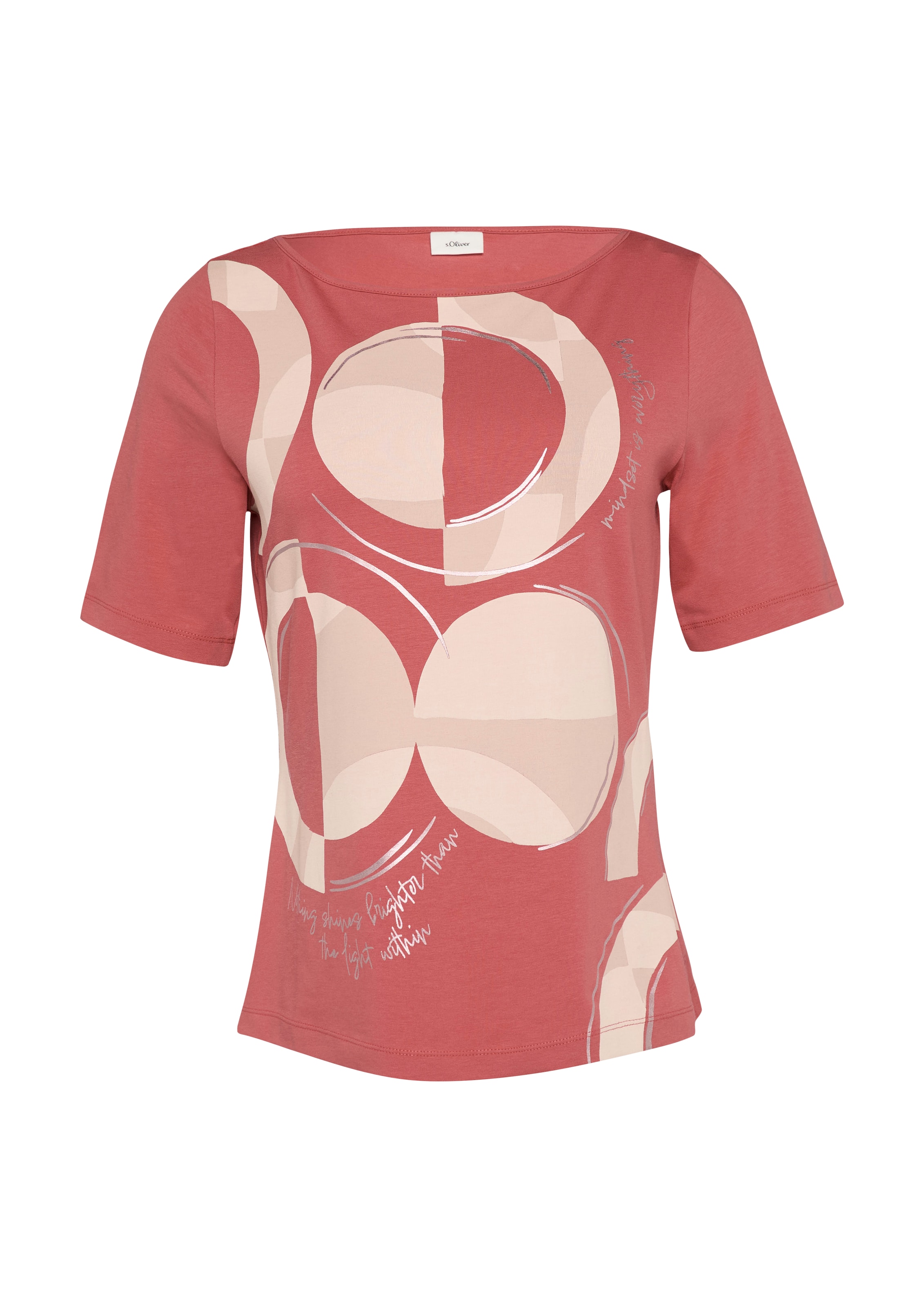 s.Oliver BLACK LABEL Koszulka w kolorze czerwony: przód