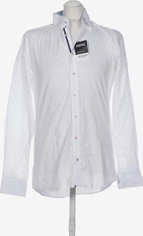 OLYMP Button Up Shirt in M in White: front