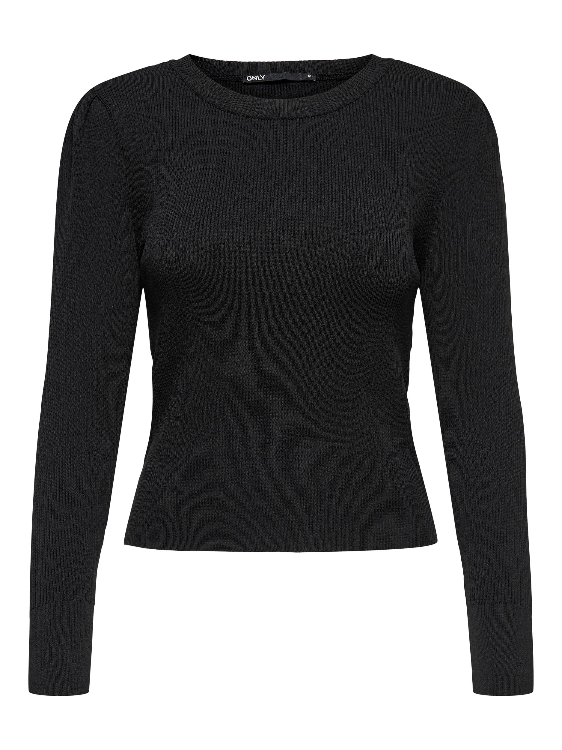 atFEo Donna ONLY Pullover Sally in Nero 