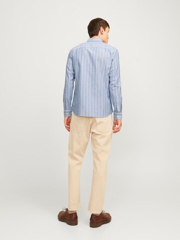 JACK & JONES Regular Fit Skjorte 'JPRBLUBrook' i blå