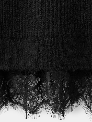 MANGO Pulover 'ENCARNA' | črna barva