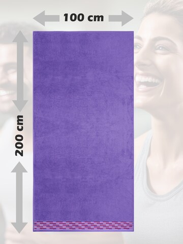 Lashuma Towel 'Lugano' in Purple