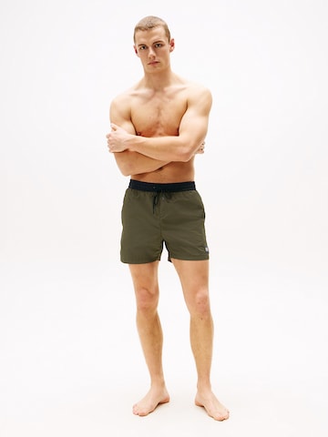 Tommy Hilfiger Underwear Badeshorts 'Heritage' in Grün