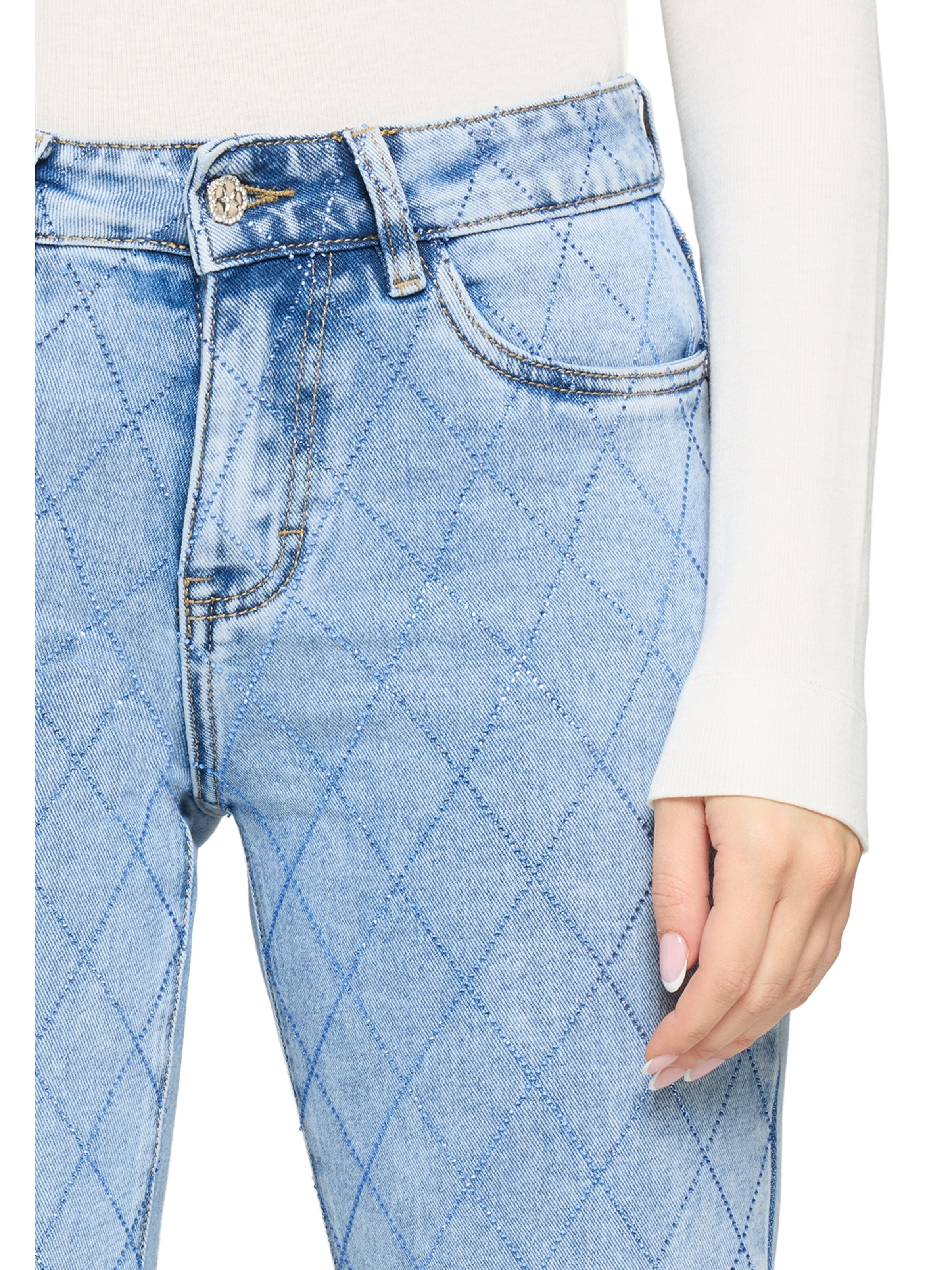 Cartoon Regular Jeans in Blau