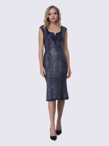 Anushka Cocktailjurk in Zilver: voorkant