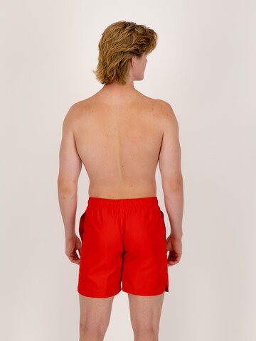 Nike Swim Athletic Swim Trunks in Red