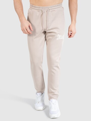 Coupe slim Pantalon 'Classic Pro' Smilodox en beige : devant