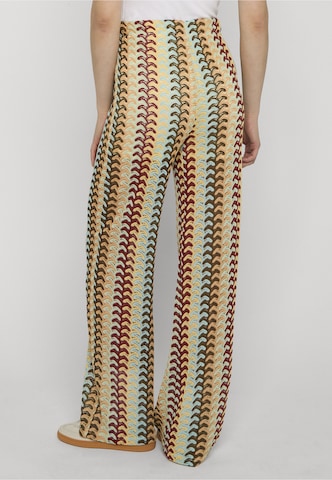 Wide Leg Pantalon 'Arrow' Estelou en jaune