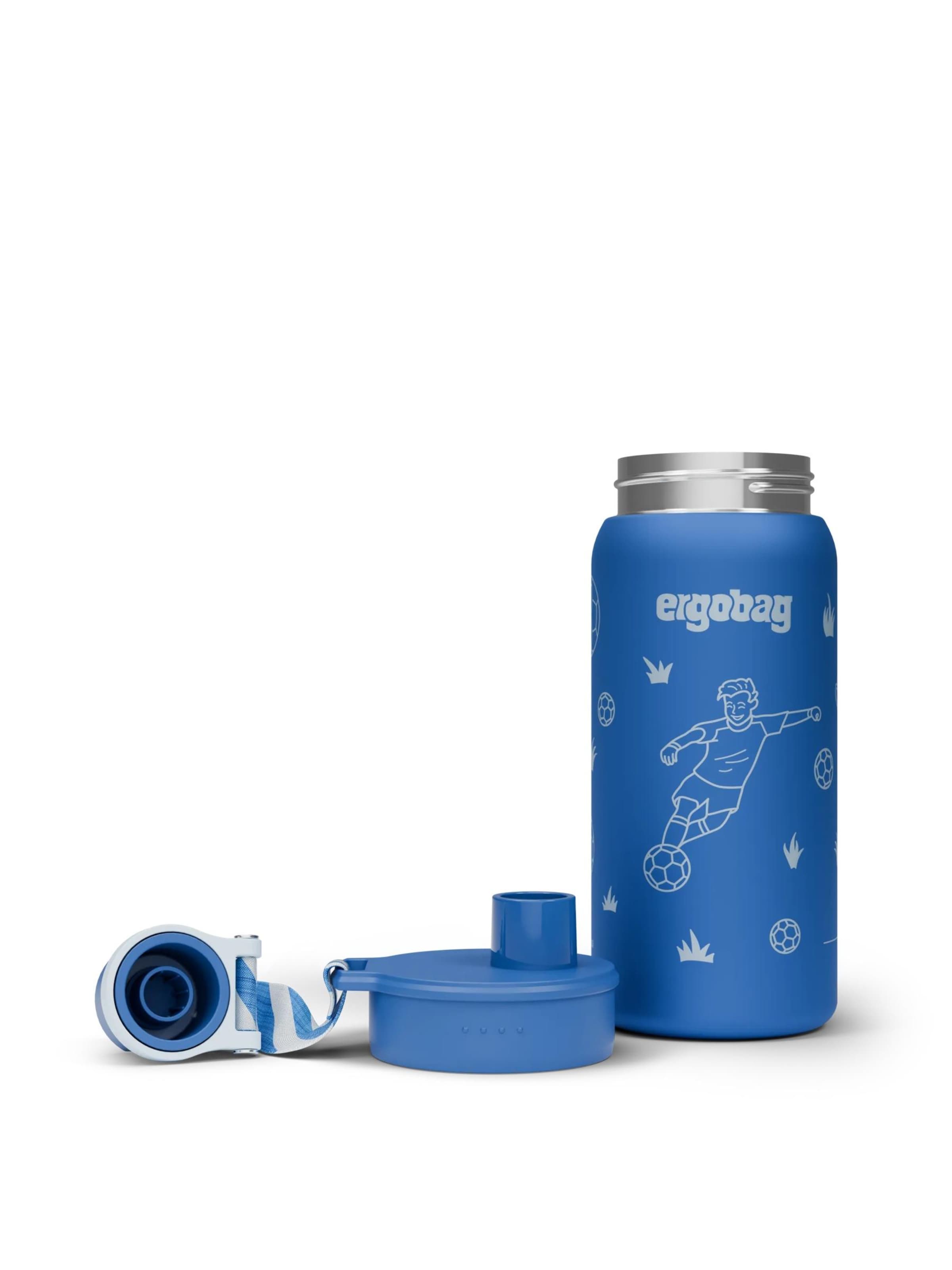 ergobag Drinking Bottle 'Trinkflasche Edelstahl Trinkflasche' in Blue