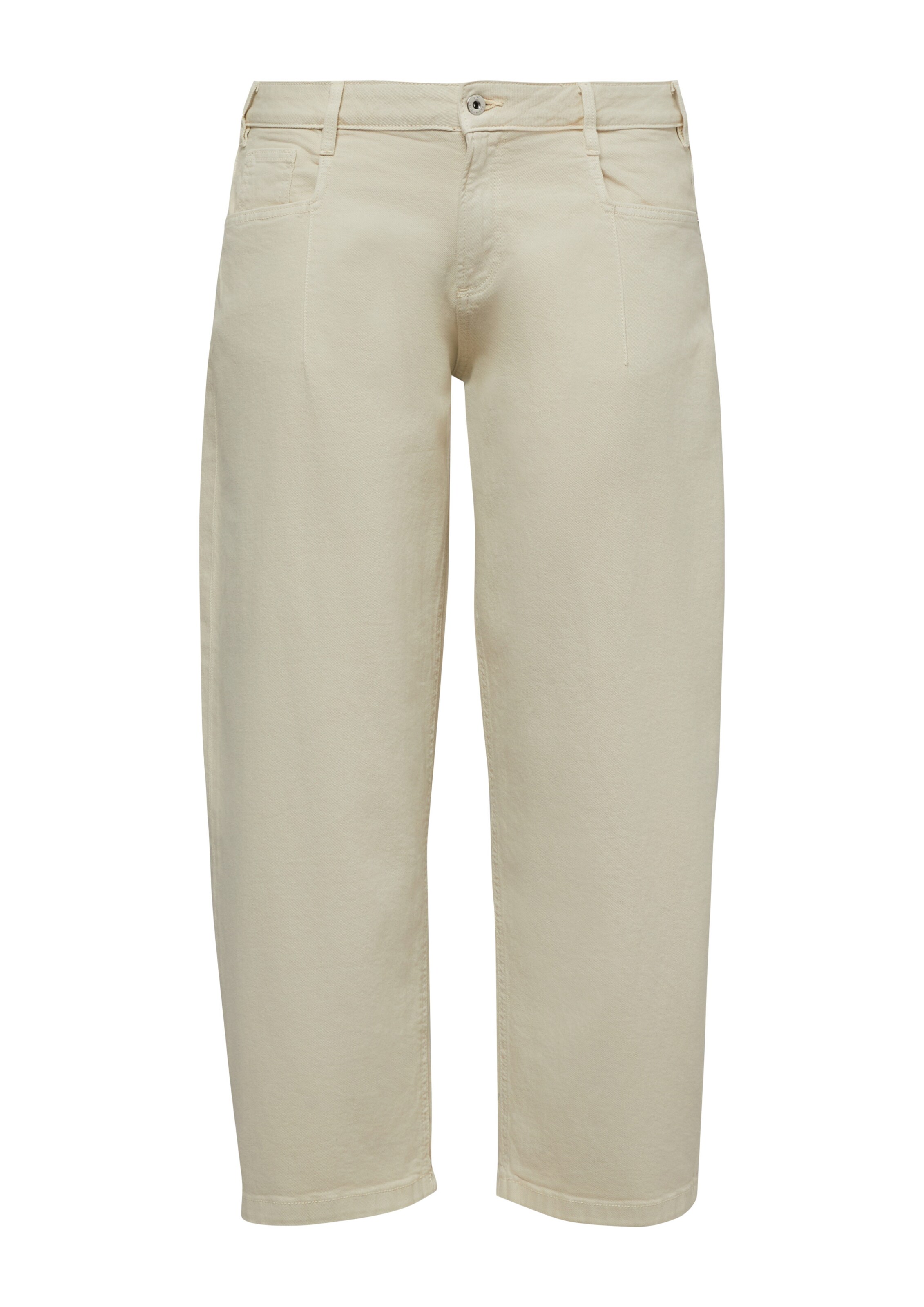 QS Regular Jeans-Hose in Beige: Vorderseite