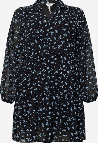 Robe-chemise 'MILA' Object Curve en noir : devant