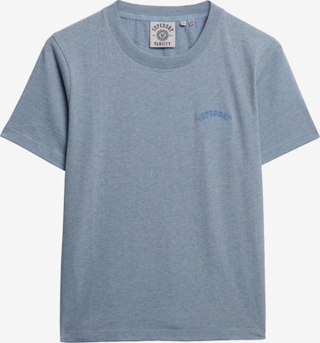 Superdry Shirt 'Essential' in Blauw: voorkant