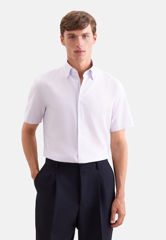 Coupe slim Chemise SEIDENSTICKER en rose : devant