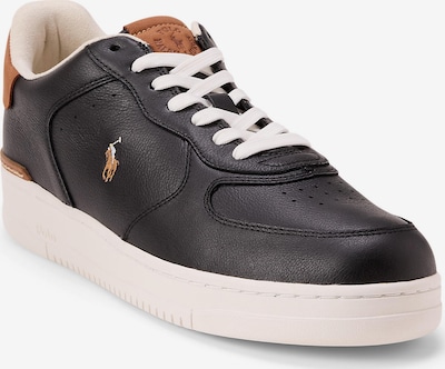 Polo Ralph Lauren Matalavartiset tennarit 'MASTERS' värissä ruskea / musta, Tuotenäkymä