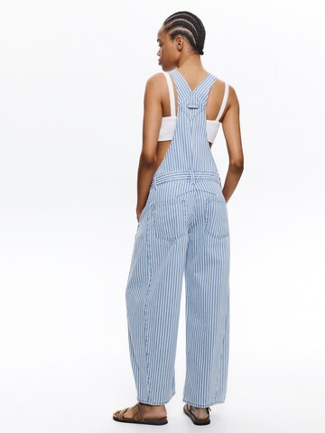 Pull&Bear Baggy Jean Overalls in Blue