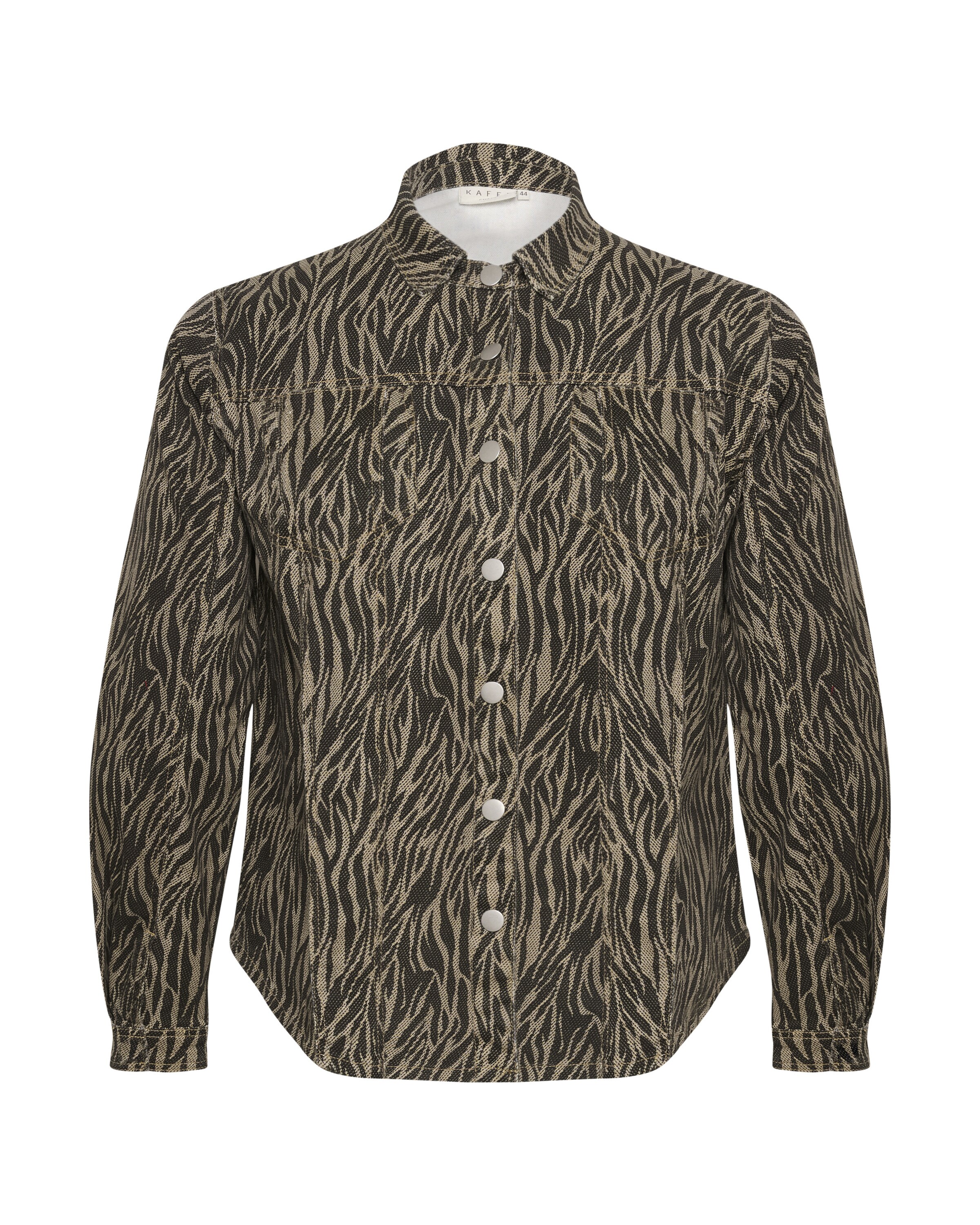 KAFFE CURVE Jacke 'Leonoma' in Braun: Vorderseite